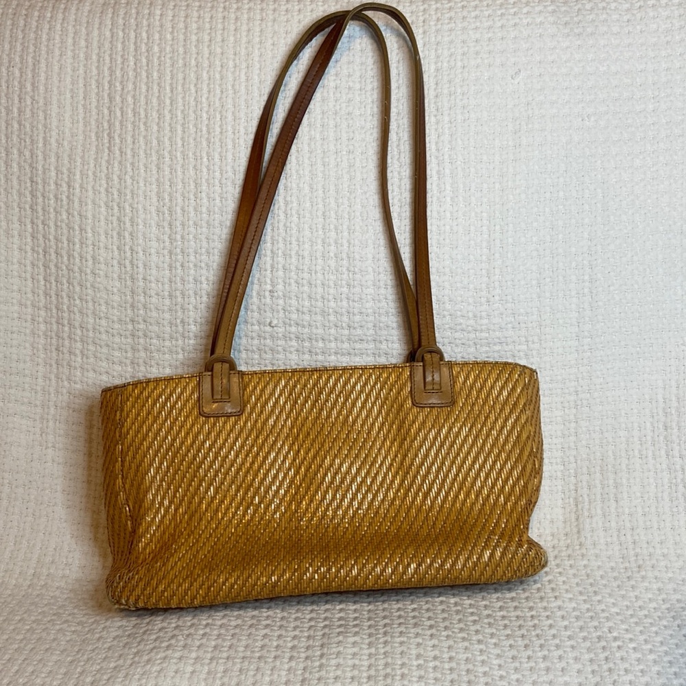 Fossil Straw Shoulder Bag